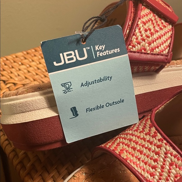JBU Women's Raffia Kona2 Sandals, Size 7.5 - Picture 7 of 8
